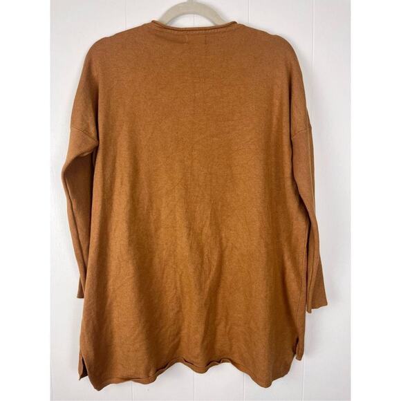 Dreamers Brown Cognac V Neck Women’s S/M - Picture 7 of 7